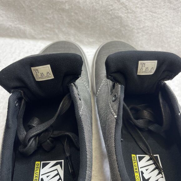 Vans Sneakers Men 9 Gray Brown Atwood Deluxe Textile Gum Sole Padded Skate Shoes - Picture 8 of 9